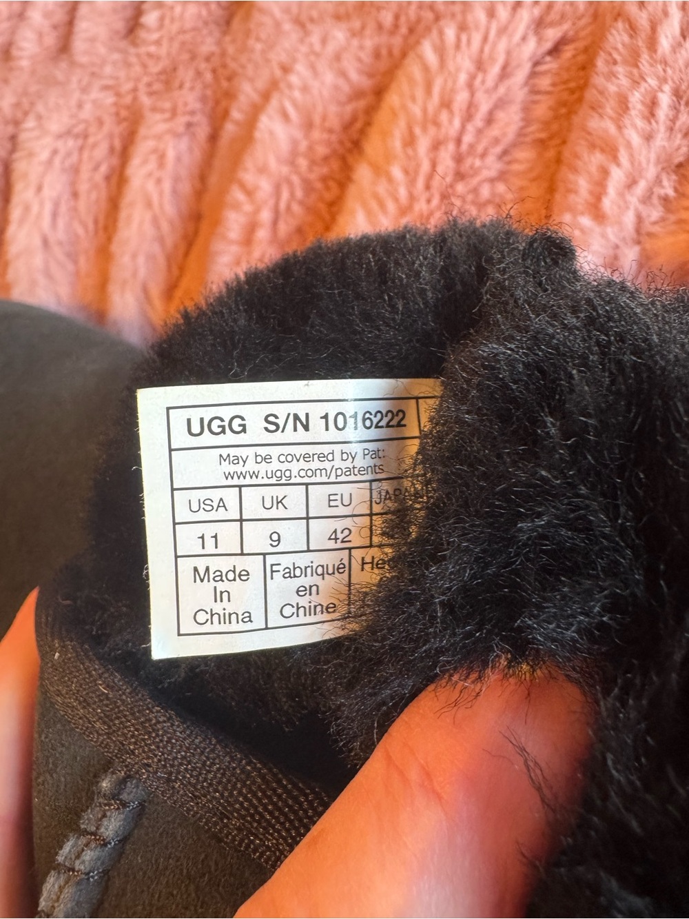UGG Classic Short Suede Ankle Boots in Black - Picture 5 of 5